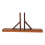 4Pièces Accessoire Support Clôture Bois Marron Pour Jardin Balcon 3