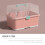 Boîte Rangement Rose Organisateur Bébé 7