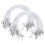 800Pièces Élastique Barbelé Métal Pour Fixation Masque 2