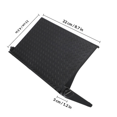 Support Bureau Noir Pour Écran Rangement Stable 1
