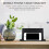 Support Bureau Noir Pour Écran Rangement Stable 5