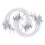 800Pièces Élastique Barbelé Métal Pour Fixation Masque 3