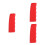 3Pièces Gaine À Main Silicone Rouge Conduite Auto 7