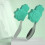 Couverts Bébé Silicone Vert Résistant 9