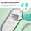 Couverts Bébé Silicone Vert Résistant 7