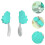 Couverts Bébé Silicone Vert Résistant 10