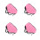 4Pièces Ajustables Rose Protection Hanches Fesses Patinage 6