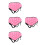 4Pièces Ajustables Rose Protection Hanches Fesses Patinage 8