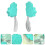 Couverts Bébé Silicone Vert Résistant 8