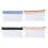 12Pcs Assorted Color Clear PVC Coin Holder Multiuse Zipper Pouches 2