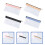 12Pcs Assorted Color Clear PVC Coin Holder Multiuse Zipper Pouches 11