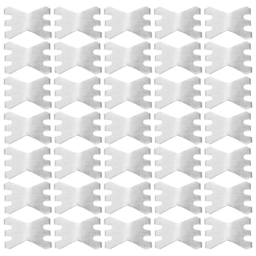 400Pièces Clips De Bandage En Aluminium Argent Fixation Facile