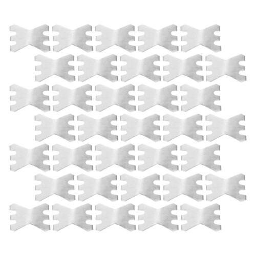 400Pièces Clips De Bandage En Aluminium Argent Fixation Facile 1