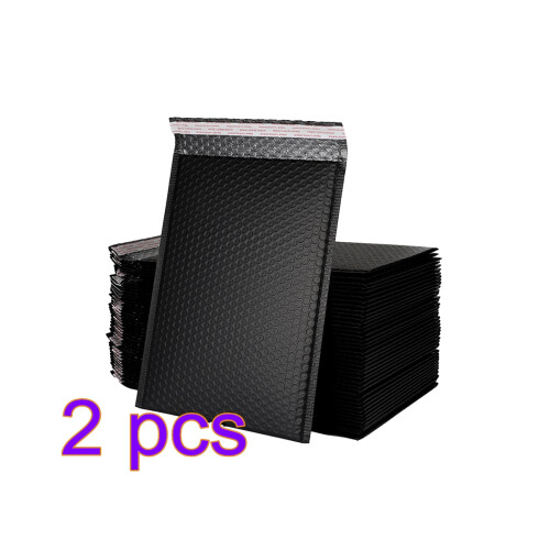 50Pcs Black Bubble Padded Envelopes Strong Shockproof Mailer Bags