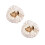 2Pièces Bonnet Satin Beige Doux Enfants Pour Protection 4