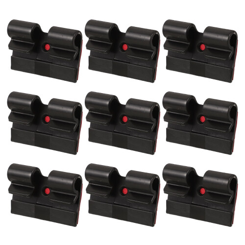 40Pièces Fixations Câble Auto-Adhésives Pa Nylon Noir Usage 1