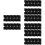 40Pièces Fixations Câble Auto-Adhésives Pa Nylon Noir Usage 7