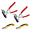 4 Pack Canvas Stretcher Pliers with Staple Remover, Canvas Stretching Pliers with Spring Return Handle 1