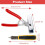 4 Pack Canvas Stretcher Pliers with Staple Remover, Canvas Stretching Pliers with Spring Return Handle 7