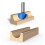 1/2 Shank Round Nose  Core Box Router Bit Double  Woodworking Tools Half Round Relief Drill Bits 7