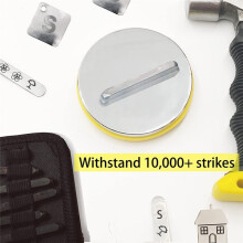 Steel Bench Block and Metal Stamping Hammer Kit, Jewelry Metal Stamping Tools for Jewelry Making & Metal Stamping