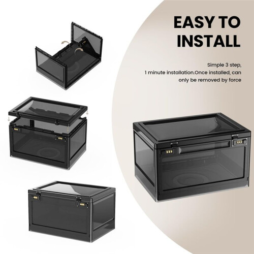 Large Lock Boxes for Personal Items, Medicine Lock Box with Code15.3x11x8.6in Combination Lockable Storage Box 1