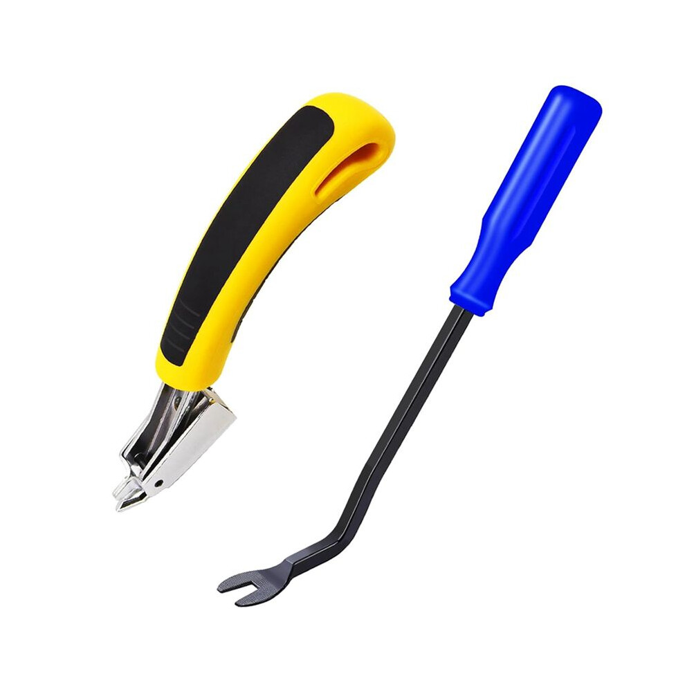Staple Remover,Upholstery And Construction Staple Puller Tack-Lifter Tool Heavy Duty Carpet Remover,Yellow+ 4712562076695