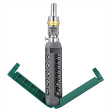 Multifunction Hand Tool Spiral Ratchet Screwdriver with Tip Kit Auto Repair Multi Angle Ratchet Screwdriver Hand Tools,A