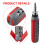 Multifunction Hand Tool Spiral Ratchet Screwdriver with Tip Kit Auto Repair Multi Angle Ratchet Screwdriver Hand Tools,A 7
