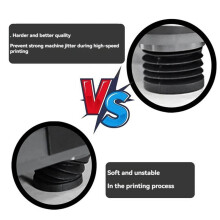 Para X1C P1S P1P Pies Antivibración Mejorados Pie de Silicona Choque de Silicona Antideslizante para Impresora 3D para ,B