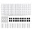 6Pcs Peg Board, Peg Board Wall Organizer Panels, White Peg Board Wall Mount, Peg Board for  Room 1
