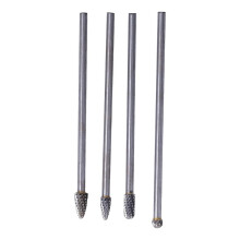 Rotary File Long Tungsten Steel,Rotary Burr Set with 6mm Shank for Woodworking Carving Engraving Polishing Drilling
