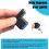 Billard-Queue-Kreidehalter, Pool-Queue-Kreidehalter mit Magnetischem Gürtelclip, Snooker-Billard-Zubehör 4