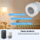 Tuya Matter Thread PIR Motion Detector Wireless Human Body Infrared Detector Work with HomeKit Alexa 4