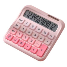 Calculator 12 Digit Large and LCD Display  Button Calculators Solar Power and Battery Operated Suitable for Office