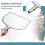 Flat Stainless Steel Net Nylon Net Anti-Hanging Net Small Mesh Size Replace Hanging Net Floor Net Aperture Width35cm 2