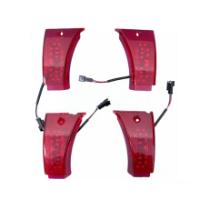 Front Rear Side Light Kit for Joyor S5/S8/S10 Series Scooter Side Turn Signal Electric Scooter Deck Light Replace Parts