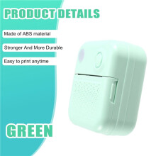 Portable Printer,for Photos, Labels and Stickers, Inkless Thermal Printing, Compact Design for -the-Go Use