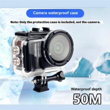 Waterproof Diving Case for Go Ultra 50M Underwater Protective Housing with Mount Accessories