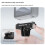 for OSMO  Magnetic Quick Release Base Metal Extension Mount Adapter Holder Bracket Bidirectional Magnetic Adapter 3