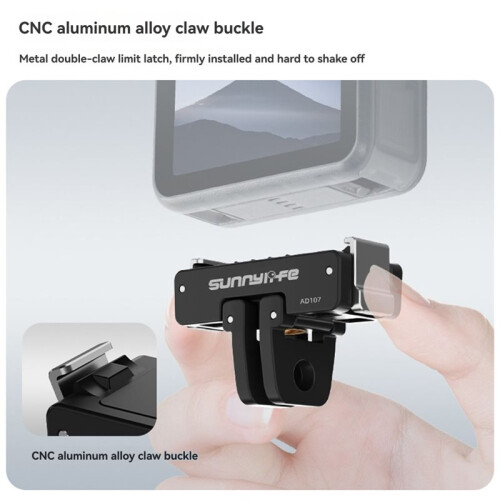 for OSMO  Magnetic Quick Release Base Metal Extension Mount Adapter Holder Bracket Bidirectional Magnetic Adapter 2