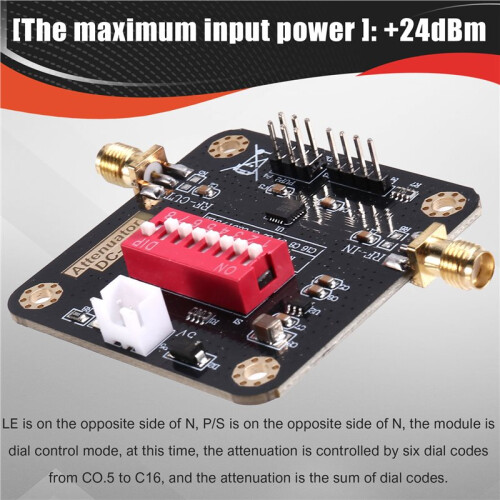 PE4302 Module for Digital RF Attenuator Module High Attenuation Accuracy High Linearity -4000MHz 6-Digit Dialing Code 2