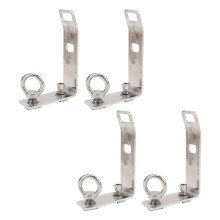 4pcs Roof Rack Load Stops Replace T Slot Truck Bar Stainless Steel for Ladder Firewood Skis Kayak