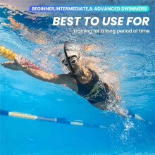 Swimming Training Snorkel Center-Mount Mouthpiece One-Way Purge Valve for Lap Swimming Training Youth Kid White
