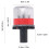 Boat Solar Powered LED Strobe Light PC Shell Reflective Waterproof  Beacon Warning Light Lamp Safety Strobe 6