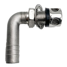 Stainless Steel 90 Bend Fuel Breather Vent 3/5inch - Boat/ Truck/ Car Gas Tank,2 Holes