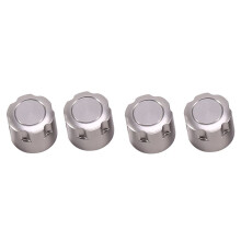 4PCS Aluminum M4 Center Lock Nut Metal Wheel Caps Nuts for Axial SCX10  TRX4 1/10 RC Crawler Car Parts,Silver