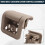 Car Rear  Lock Control Lever Caps 72057-0E110-C0 for  Highlander 22-25 Third Row  Handle Folding Buckle B 3
