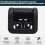 Car Rear  Lock Control Lever Caps 72057-0E110-C0 for  Highlander 22-25 Third Row  Handle Folding Buckle A 4