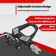 MEROCA Carbon Bicycle Pedals Road Bike Pedal Ultralight Racing Bike Pedal Kit for Spd Pedals Lock System Titanium Axle
